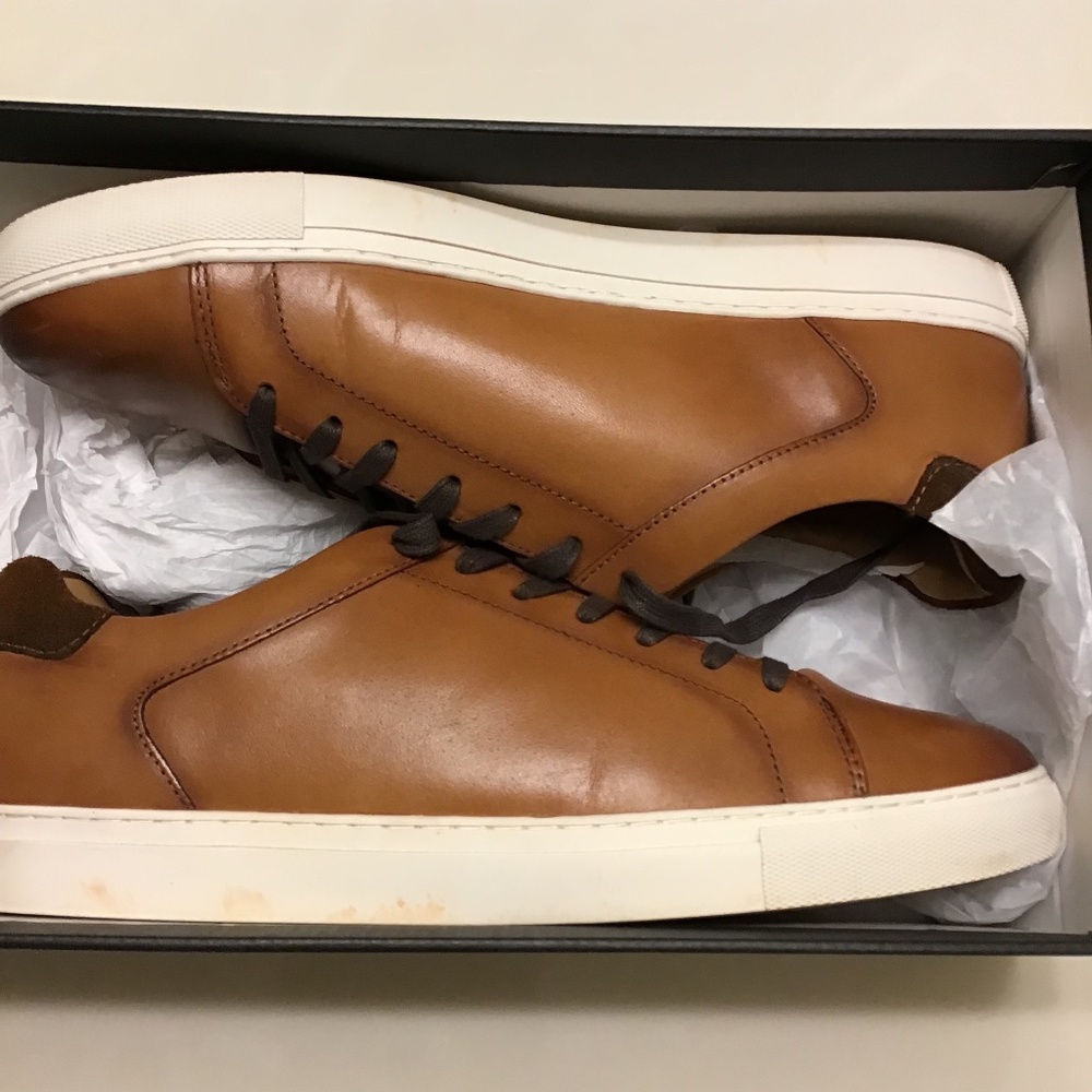NORDSTROM LEATHER SNEAKERS MENS - Picture 13 of 16